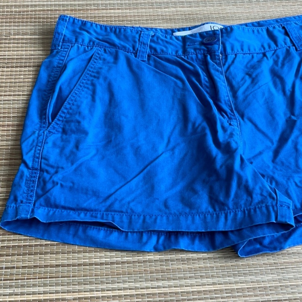 Joe Fresh Blue Women's Shorts 100% Cotton Size 6 - Picture 2 of 11